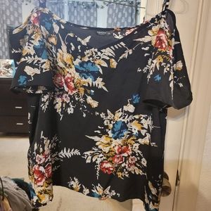 Womens cold shoulder blouse